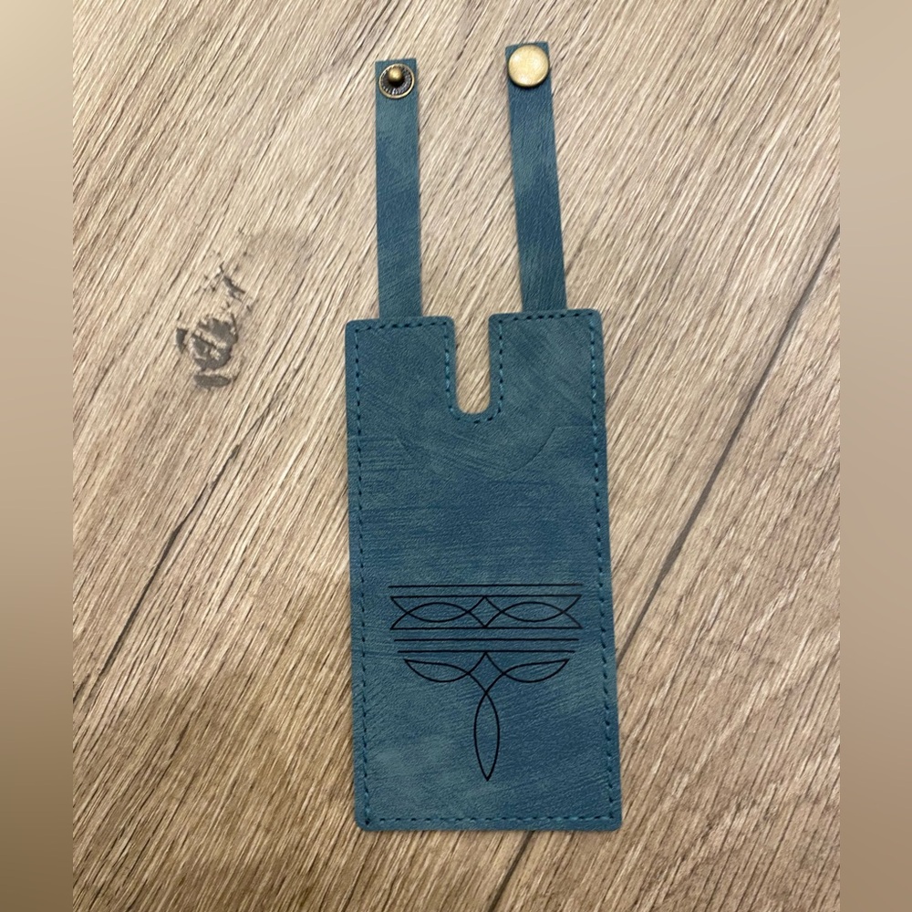 NEW blue boot wallet